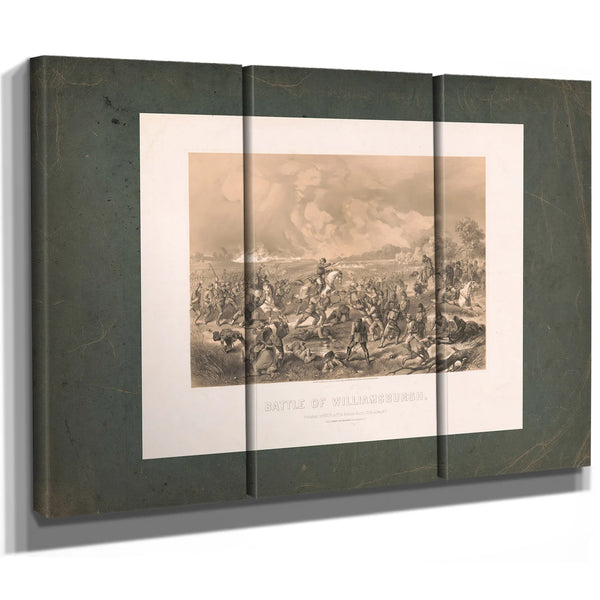 Battle of Williamsburgh 1862 — Framed Wall Art Room View | Bella Frye