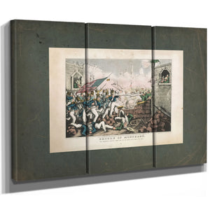 Battle of Monterethe Americans Forcing Their Way to the Main Plaza Sept 23th — Framed Wall Art Room View | Bella Frye