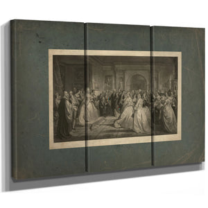 Lady Washingtons Reception 1861 — Framed Wall Art Room View | Bella Frye