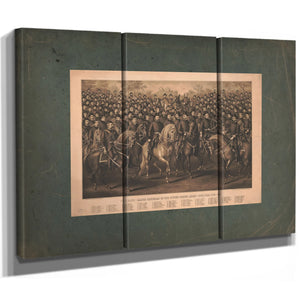 Full Rank Major Generals of the United States Army Civil War 1861 65 1887 — Framed Wall Art Room View | Bella Frye
