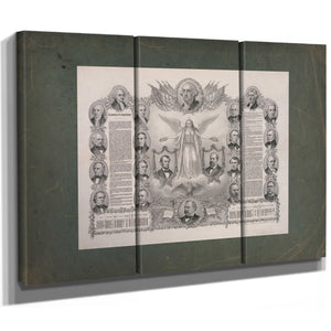 Declaration of Independence 1884 — Framed Wall Art Room View | Bella Frye