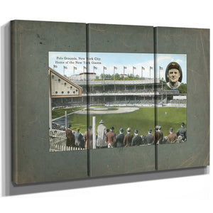 The Cathedral of American Pastime Polo Grounds Relic Print — Framed Wall Art Room View | Bella Frye