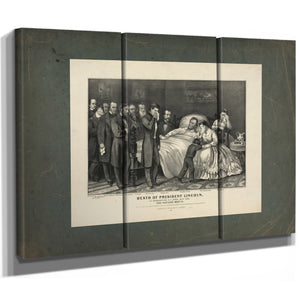 Death of President Lincoln_ at Washington Dc April 15th 1865 the Nations Mar — Framed Wall Art Room View | Bella Frye