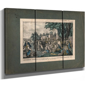 William Penns Treaty With the Indians When He Founded the Province of Pennsyl — Framed Wall Art Room View | Bella Frye