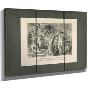Cornwallis is Taken! Lieut Co Tighlman of Washingtons Staff Announcing the S — Framed Wall Art Room View | Bella Frye