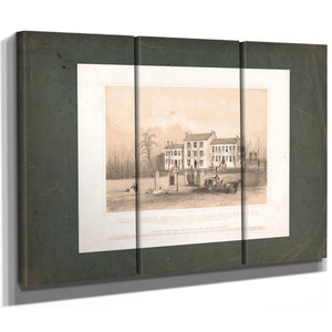 Female Seminary Nashville Tenn Barracks of the 51st Regt Ov March 1862 1862 — Framed Wall Art Room View | Bella Frye