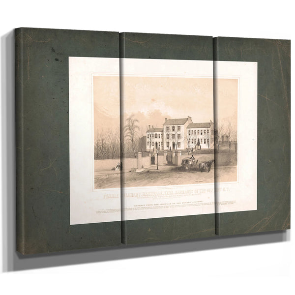 Female Seminary Nashville Tenn Barracks of the 51st Regt Ov March 1862 1862 — Framed Wall Art Room View | Bella Frye