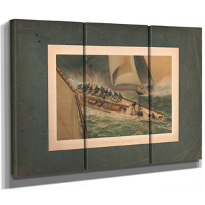 Dash Around the Lightship 1887 — Framed Wall Art Room View | Bella Frye