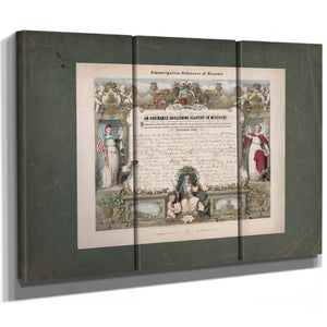Emancipation Ordinance of Missouri an Ordinance Abolishing Slavery in Missou — Framed Wall Art Room View | Bella Frye