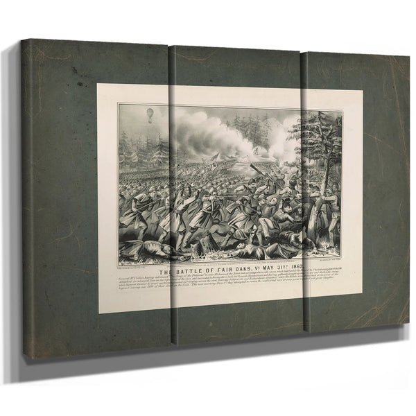 Battle of Fair Oaks Va May 31st 1862 1862 — Framed Wall Art Room View | Bella Frye