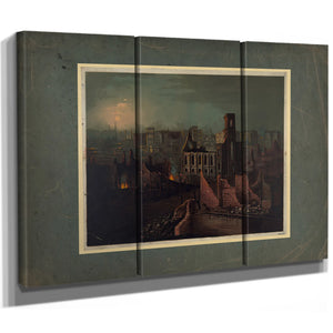 Chicago 1871 1871 — Framed Wall Art Room View | Bella Frye