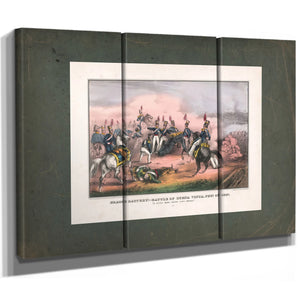 Braggs Battery_ Battle of Buena Vista Feb 23rd 1847 1847 — Framed Wall Art Room View | Bella Frye