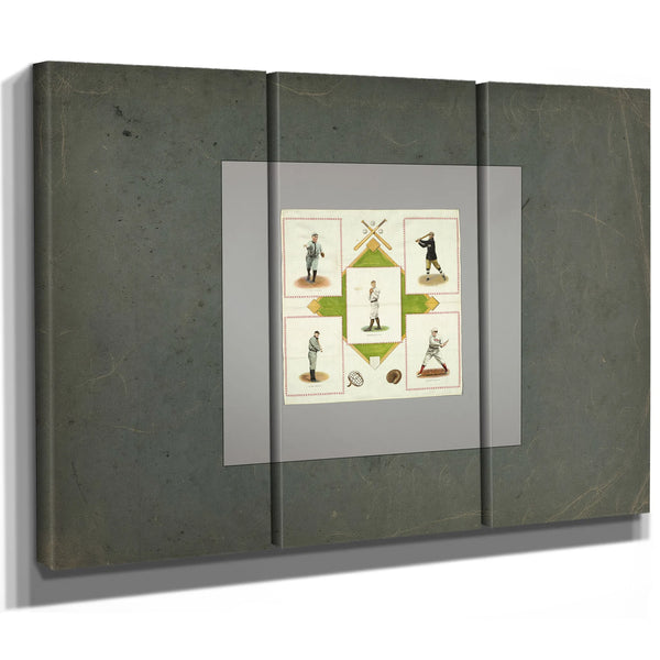 Souvenir Square Usa 1912 Ch 185475 2 2 — Framed Wall Art Room View | Bella Frye
