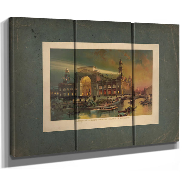 Electrical Building Worlds Columbian Exposition 1892 — Framed Wall Art Room View | Bella Frye