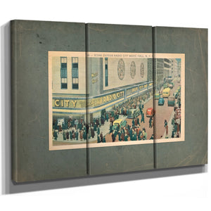 The Grand Marquee Radio Citys Luminous Throng — Framed Wall Art Room View | Bella Frye