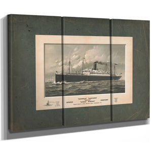 Mongolia Manchuria China Korea Siberia Trans Pacific Line Pacific Mail Steamsh — Framed Wall Art Room View | Bella Frye
