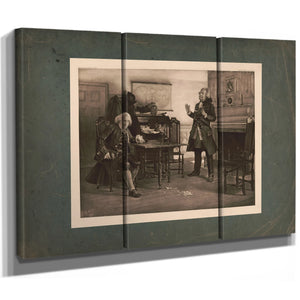 Franklin and Gen Braddock 196 — Framed Wall Art Room View | Bella Frye