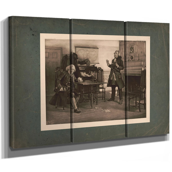 Franklin and Gen Braddock 196 — Framed Wall Art Room View | Bella Frye
