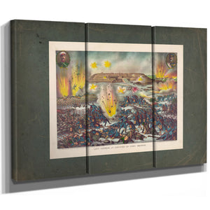 Last Charge and Capture of Port Arthur 19th Century — Framed Wall Art Room View | Bella Frye