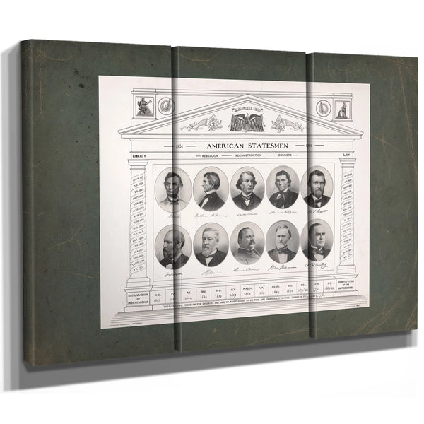 American Statesmen 1861 191 193 — Framed Wall Art Room View | Bella Frye