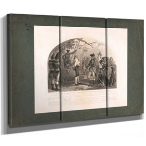 Last Words of Captain Nathan Hale the Hero Martyr of the American Revolution — Framed Wall Art Room View | Bella Frye