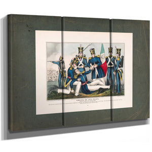 Death of Colonel Clay Battle of Buena Vista Febuary 23rd 1847 1847 — Framed Wall Art Room View | Bella Frye