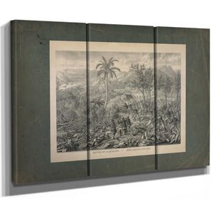 Battle of La Quasina Near Santiago De Cuba 19th Century — Framed Wall Art Room View | Bella Frye