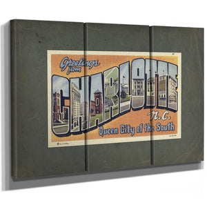 North Carolina Charlotte — Framed Wall Art Room View | Bella Frye