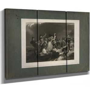 Landing of the Pilgrims on Plymouth Rock 162 1869 — Framed Wall Art Room View | Bella Frye