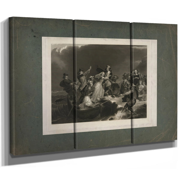 Landing of the Pilgrims on Plymouth Rock 162 1869 — Framed Wall Art Room View | Bella Frye