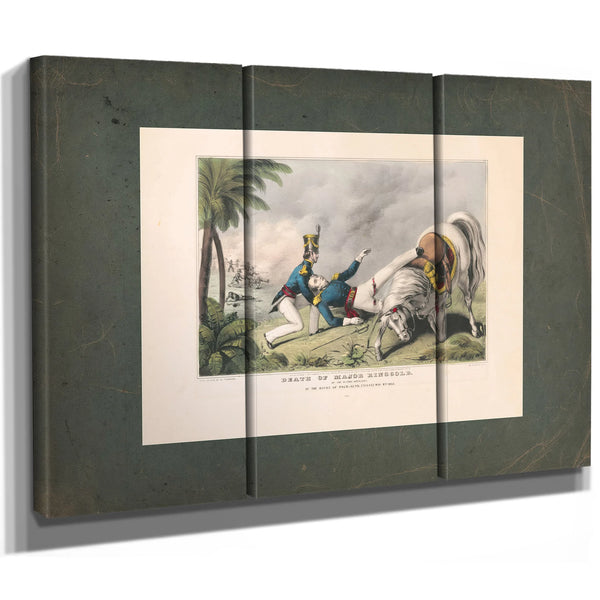 Death of Major Ringgold of the Flying Artillery 1846 — Framed Wall Art Room View | Bella Frye