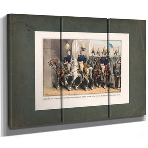 General Scotts Victorious Entry Into the City of Mexico Sept 14th 1847 1847 — Framed Wall Art Room View | Bella Frye