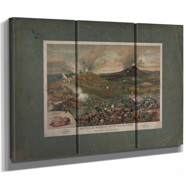 Battle of Mission Ridge Nov 25th 1863 1886 — Framed Wall Art Room View | Bella Frye