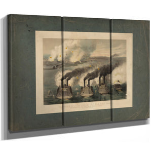 Capture of Fort Henry by Us Gun Boats Under the Command of Flag Officer Foot — Framed Wall Art Room View | Bella Frye