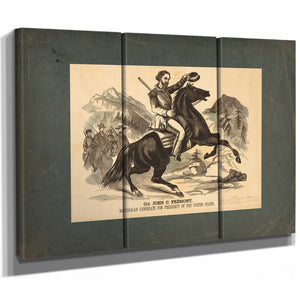 Col John C Fremont Republican Candidate for the President of the United Stat — Framed Wall Art Room View | Bella Frye