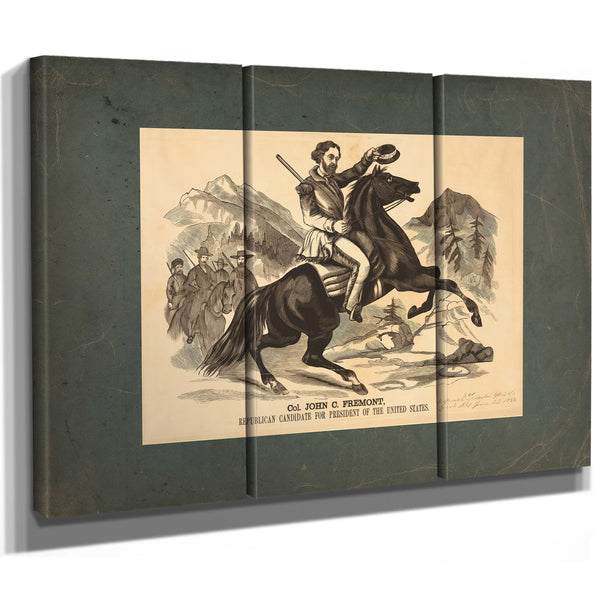 Col John C Fremont Republican Candidate for the President of the United Stat — Framed Wall Art Room View | Bella Frye