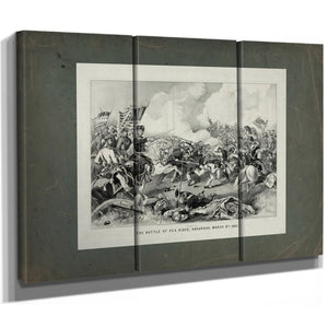 Battle of Pea Ridge Arkansas March 8th 1862 1862 — Framed Wall Art Room View | Bella Frye