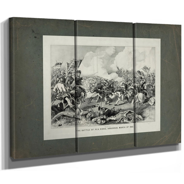Battle of Pea Ridge Arkansas March 8th 1862 1862 — Framed Wall Art Room View | Bella Frye