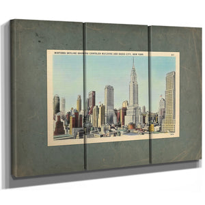 Steel Cathedral Dreams Manhattans Art Deco Ascension — Framed Wall Art Room View | Bella Frye