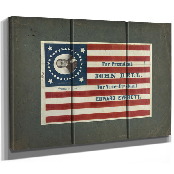 for President John Bell for Vice President Edward Everett 186 — Framed Wall Art Room View | Bella Frye