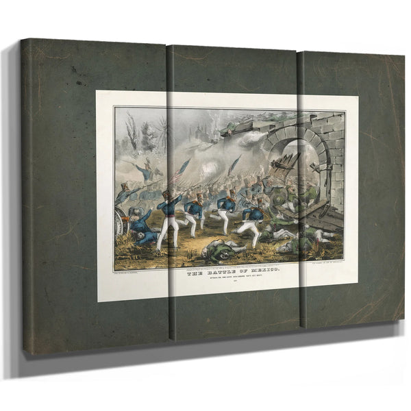 Battle of Mexico 1847 — Framed Wall Art Room View | Bella Frye