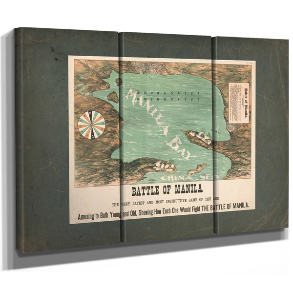 Battle of Manila 19th Century — Framed Wall Art Room View | Bella Frye