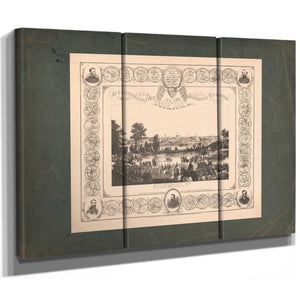 in Commemoration of the Glorious Victories of the 3rd and 9th of April 1865 — Framed Wall Art Room View | Bella Frye