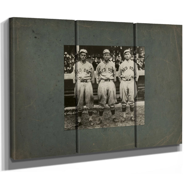 Boston Red Sox Golden Outfield — Framed Wall Art Room View | Bella Frye