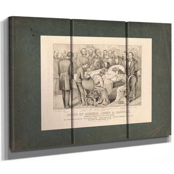 Death of General James a Garfield Twentieth President of the United States 1 — Framed Wall Art Room View | Bella Frye