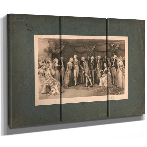 the Peace Ball at Fredericksburg Virginia 1896 — Framed Wall Art Room View | Bella Frye