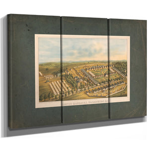 Carver Barracks Washington Dc 1864 — Framed Wall Art Room View | Bella Frye