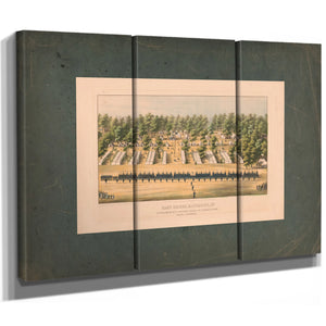 Camp Belger Baltimore Md 37th Regiment Nys National Guard Col Charles Roome — Framed Wall Art Room View | Bella Frye