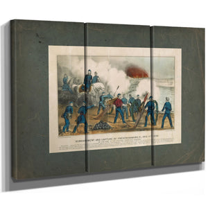 Bombardment and Capture of Fredericksburg Va Dec 11th 1862 by the Army of Th — Framed Wall Art Room View | Bella Frye