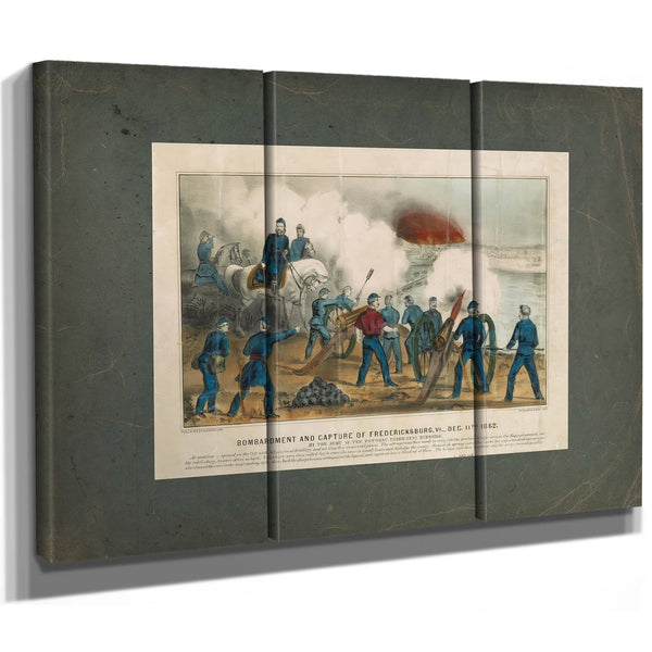 Bombardment and Capture of Fredericksburg Va Dec 11th 1862 by the Army of Th — Framed Wall Art Room View | Bella Frye